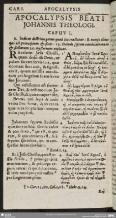 Apocalypsi Beati Johannis Theologi