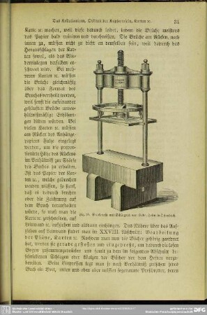 Fig. 10. Stockpresse mit Schlagrad von Gebr. Heim in Offenbach