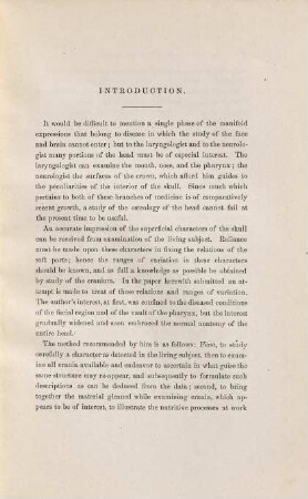 A clinical study of the skull