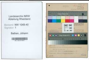 Entnazifizierung Johann Bathen , geb. 07.10.1912 (Wachtmeister)