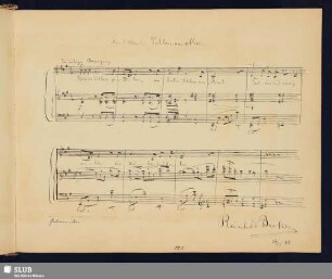 Becker, Reinhold; 1885 [Noten- und Texteintrag]