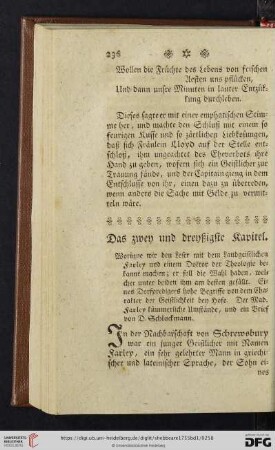 Das zwey und dreyßigste Kapitel