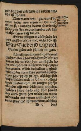 Das Siebend Capitel.