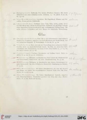 Glas (Nr. 524-530)