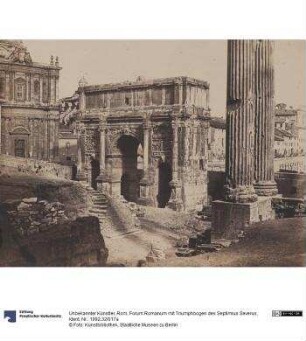 Rom, Forum Romanum mit Triumphbogen des Septimius Severus