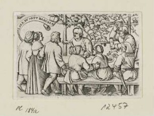 Bauernschmaus, Blatt 8 der Folge "Bauernfest oder die zwölf Monate"