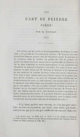 Sur l'art de peindre poeme par M. Watelet. 1760