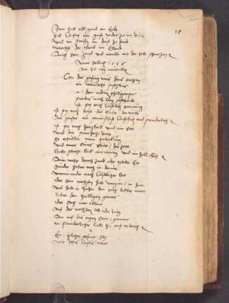 ain weinacht peschlues (21.11.1556); RSM 2S/5012a