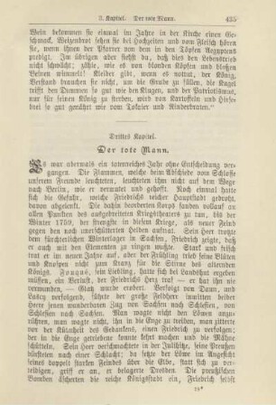 Drittes Kapitel. Der tote Mann