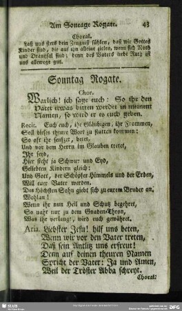 Sonntag Rogate