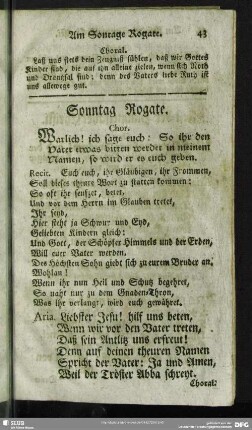 Sonntag Rogate