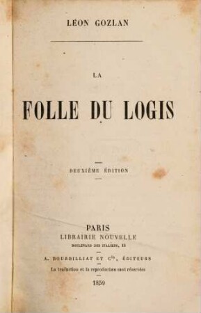 La folle du logis