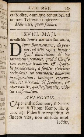 167-187, XVIII. Maji. - XXIII. Maji.