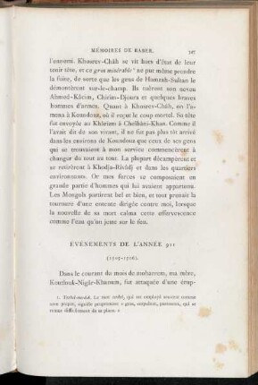 Chapitre XII. Événements de l'année 911 (1505-1506)