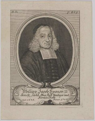 Bildnis des Philipp Jacob Spener