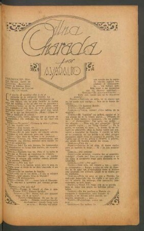 Una charada : Ilustró Andrés Zampieri
