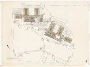 Naturwissenschaftliches Zentrum der Universität Köln: Lageplan, 1:500