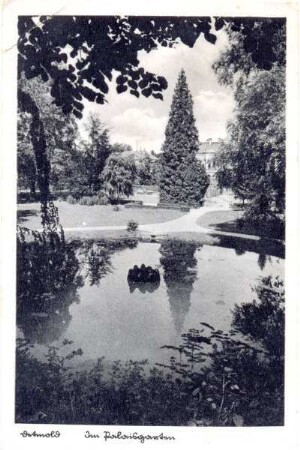 Männergesangverein "Bölkehals", im Rahmen der Richard-Wagner-Woche 1938 / 2. von links Hermann Ober. Detmold. Papierabzug