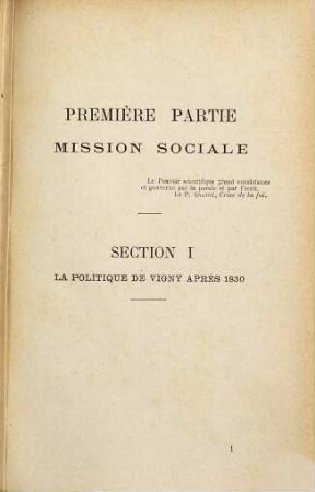 Alfred de Vigny et la poésie politique : un symbole social