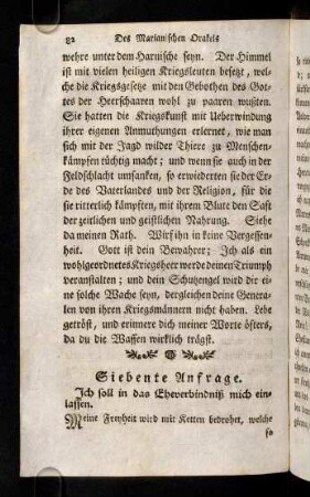 82-89, Siebente Anfrage