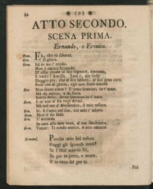 Atto secondo. Andere Abhandlung