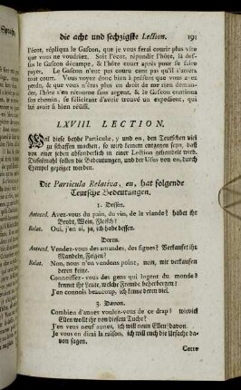LXVIII. Lection. - LXX. Lection.