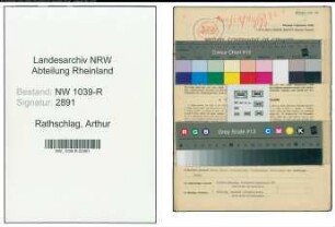 Entnazifizierung Arthur Rathschlag , geb. 19.02.1892 (Polizeibeamter)