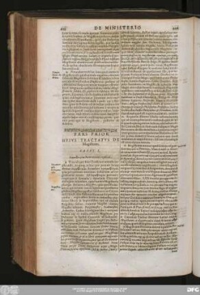 Caput I. [...] huius articuli explicat.