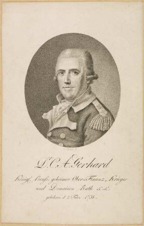 Carl Abraham Gerhard, Oberbergrat, Mineraloge