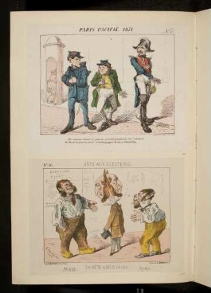 Paris pacifié 1871 / Avis aux electeurs