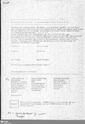 Ökologische Erklärung, Bekenntnis