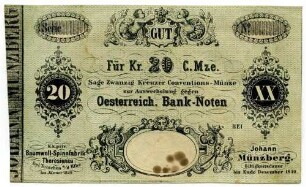 20 Kreuzer Conventions-Münze