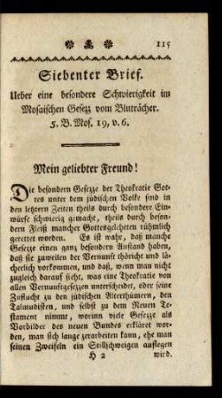 Siebenter Brief.