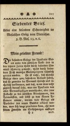 Siebenter Brief.