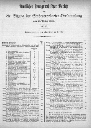 No. 10, 16. März 1899