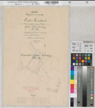 Ksp. Olfen (Olfen), Servitutsbefreiung des Gutes Rauschenburg, Reinkarte