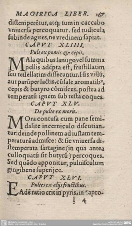 CAPUT XLVI. Pultes ex aliis fructibus.