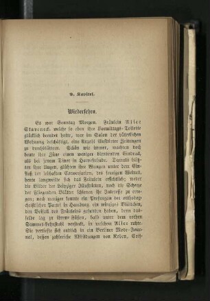 9. Kapitel. Wiedersehen.