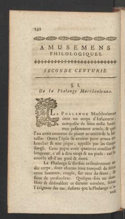 Seconde Centurie