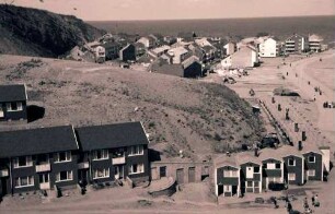 Helgoland: Blick vom Hügel auf Unterstadt