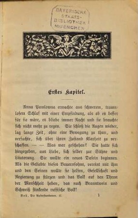 Die Auferstandenen : Antinihilistischer Roman von Richard Voss, 2