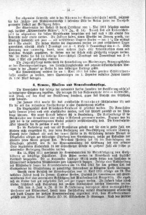 6. Armen-, Waisen- und Armenkrankenpflege