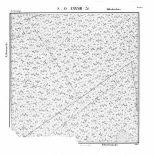 Kartenblatt SO LXXXIII 31 Stand 1825 ca.