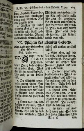 XX. Pflichten des zehenden Gebotts