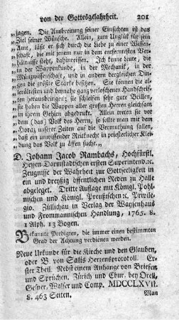Neue Urkunde für die Kirche und den Glauben. T.1.