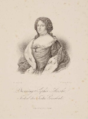 Bildnis von Sophie Amalie Königin von Dänemark (1628-1685)