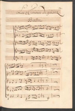 Les amours déguisés; V (3), i (5); LWV 21