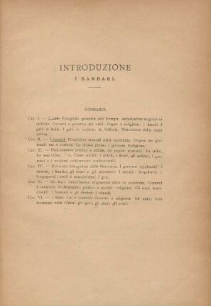 Introduzione. I barbari