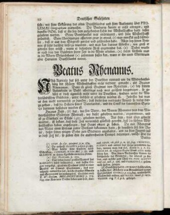 [3.] Beatus Rhenanus.