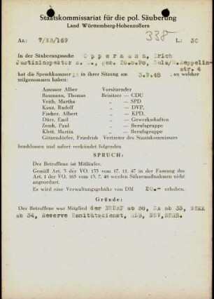 Oppermann, Erich